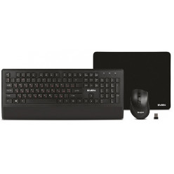 Беспроводная клавиатура и мышь SVEN KB-C3800W, 2,4 ГГц, черная